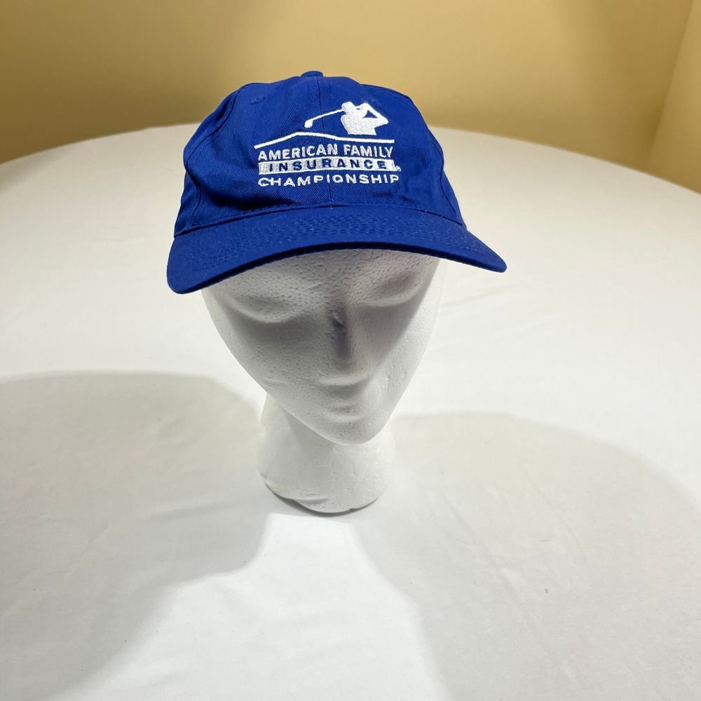 Port & Company Golf Hat Blue American Family Insurance Champ